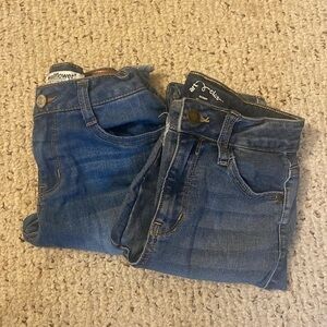 Girls size 12 two pair of jeans lot  A5